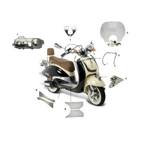 Pimp rétro 4 temps Santini Firenze