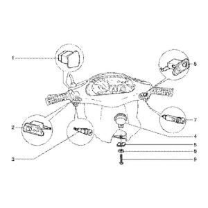 Commutateurs de roue Gilera Runner 180cc FXR 2 temps