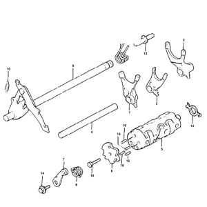 Arbre de transmission Honda MTX-SH