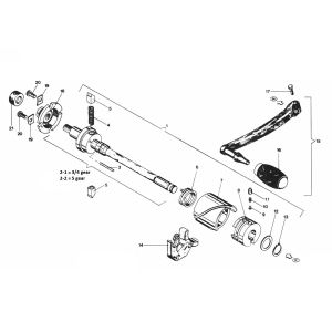 Essieu de commutation Zundapp GTS 50 529-020 à 026