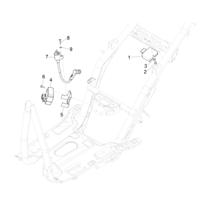 Régulateur de tension - Bobine d'allumage - Pièces électroniques Piaggio NRG Power 50 2 temps LC Euro 4