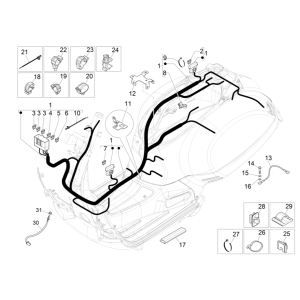 Vespa GTS 300 Super HPE 4 V IE ABS Euro 5 2020-2022