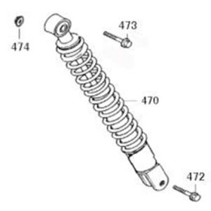 Amortisseur Berini Sprint rouge