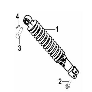 Amortisseur Generic Xor stroke 2009 2 temps