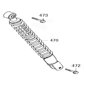 Amortisseur Neco Lola gris crème