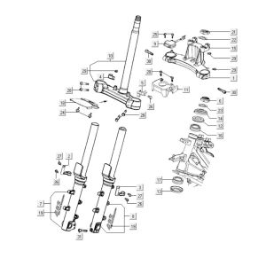 Amortisseur avant Kymco Myroad 700i