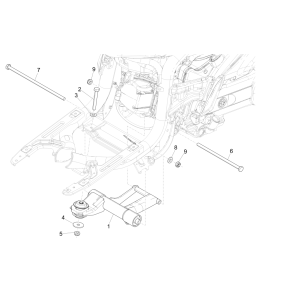 Bras oscillant 4 temps Piaggio Liberty 50 (IGET Euro 4)