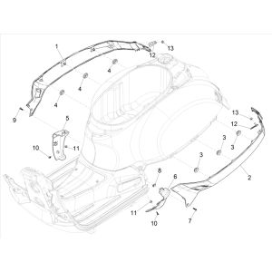 Sidekirt Vespa GTS 300 HPE 4G 4G IE ABS E4 2019 (EMEA)