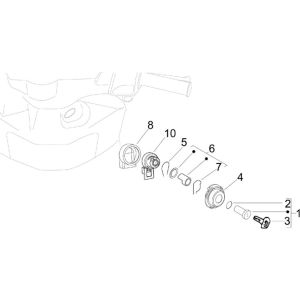Antivol AC 2 temps Piaggio Zip 2000