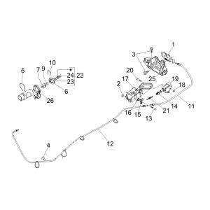 Serrures Vespa GTV 250 4T 4V IE