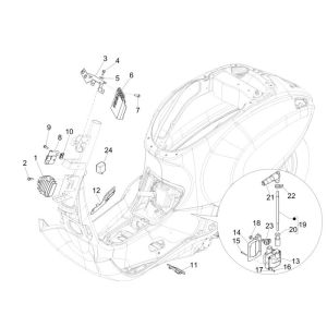 Pièces électriques 2 Vespa Sprint 45km 4 temps 4 soupapes