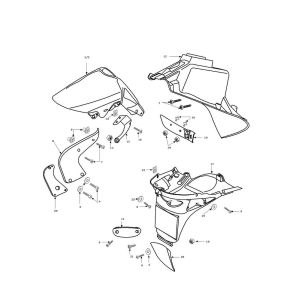 Garde boue Peugeot Speedfight 2 AC E2 2 temps