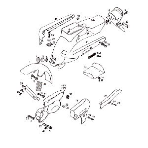 Spatborden - zijkappen Tomos REVIVAL (25-45KMH) (K1-K5)
