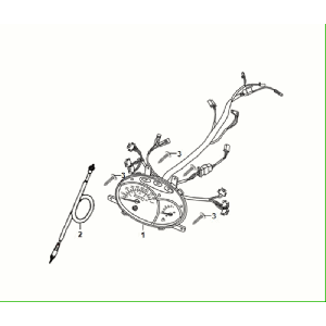 Compteur - Cockpit Sym Fiddle All Euro 5
