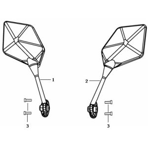 Rétroviseurs AGM Strada