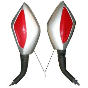 Rétroviseurs China Touring bleu