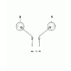 Rétroviseurs Peugeot Django