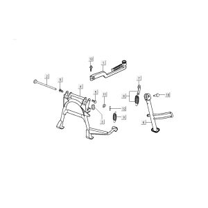 kickstarter standard Kymco Grand Dink 2 temps Argent