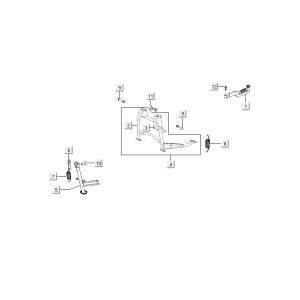 kickstarter standard Kymco Agility RS 4 temps blanc 11