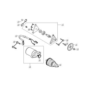 Start - pompe à huile Kymco People S 4 temps Elegance noir