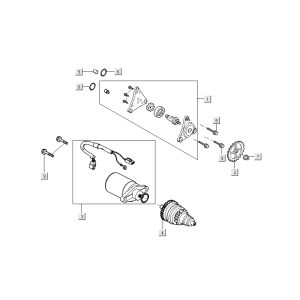 Pièces de démarrage - Bendix Kymco Super 8 Street 4 temps bleu