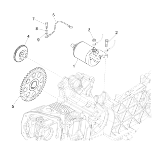 Démarrage électrique Vespa Primavera 125 4T 3V IE ABS