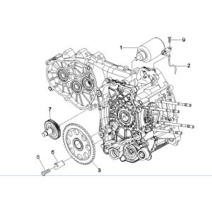 Démarrage - Démarrage électrique Vespa GTV 250 4T 4V IE