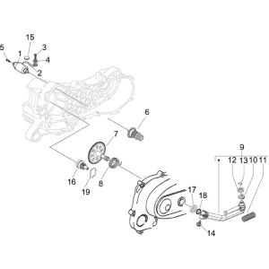 Starter- Kickstarter Piaggio Liberty 4 temps