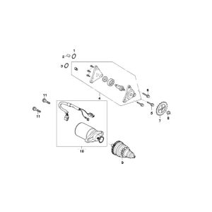 Starter Motor - Pompe à huile Berini Speedy 4 temps