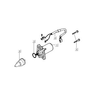 Démarreur Kymco Super9 2t lc o.m noir-rouge mat