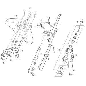 Amortisseurs vocaux de direction avant Yadea Voltguard