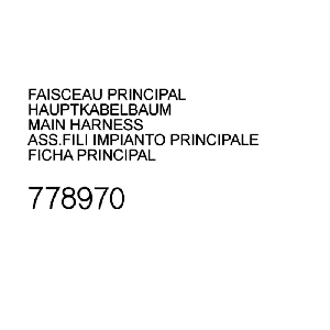 Faisceau de câbles Peugeot Kisbee RS Matt Black