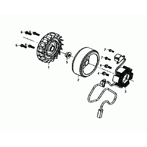 ANCRAGE TOILETTE/MOTEUR VOLANT Sym Orbit III noir