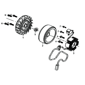 Ancrage en étoile/volant Sym Symphony ST E3