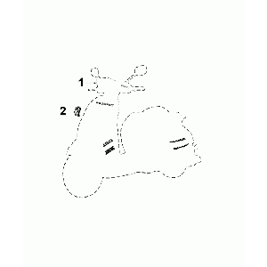 Autocollants Peugeot Django Blanc glacé F8