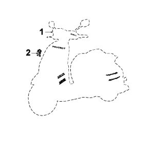 Autocollants Peugeot Django Satin Flash Q2