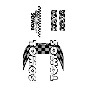 Stickerset Tomos FLEXER EX (L0-L2)