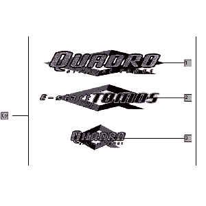 Stickerset Tomos QUADRO EX (L0-L1)