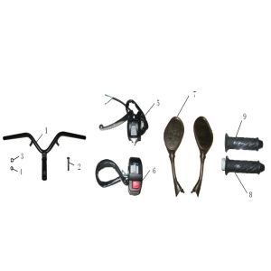 Rétroviseurs de direction Turbo Cx-50 4 temps