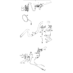 Stuur - handvat - remgrepen - schakelaars Tomos REVIVAL (25-45KMH) (K1-K5)