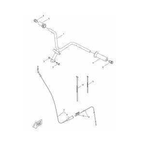 Guidon Yamaha Aerox 2 temps 2013