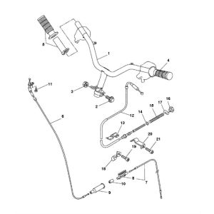Guidon Yamaha Bw's 2 temps
