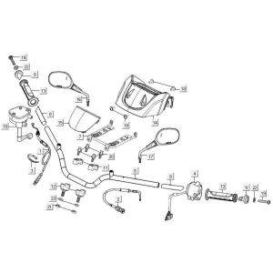 Pièces de direction Kymco MXU 300R