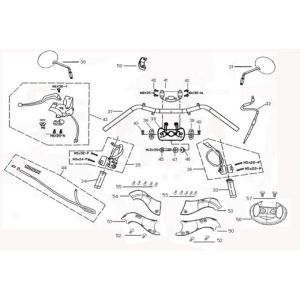 Pièces de direction BTC Legend blanc