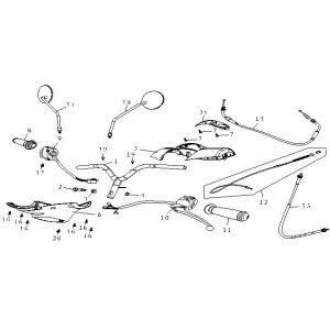 Pièces de direction China Fashion smokey