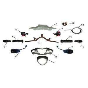 Pièces de direction China GT rose