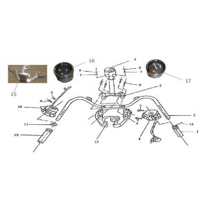 Pièces de direction Giantco Grand Venus 125cc