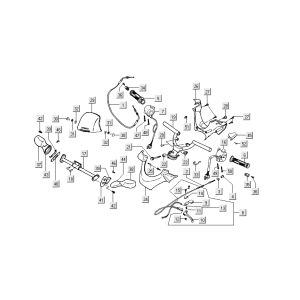pièces de direction Kymco Dink LC 2 temps argent