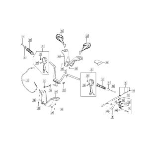 Pièces de direction Kymco New Dink 4-temps gold