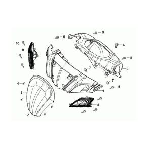 Crémaillère de direction Generic Cracker noir 2010 2 temps